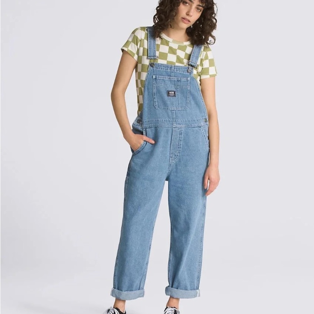 Vans Light Blue Denim Overalls